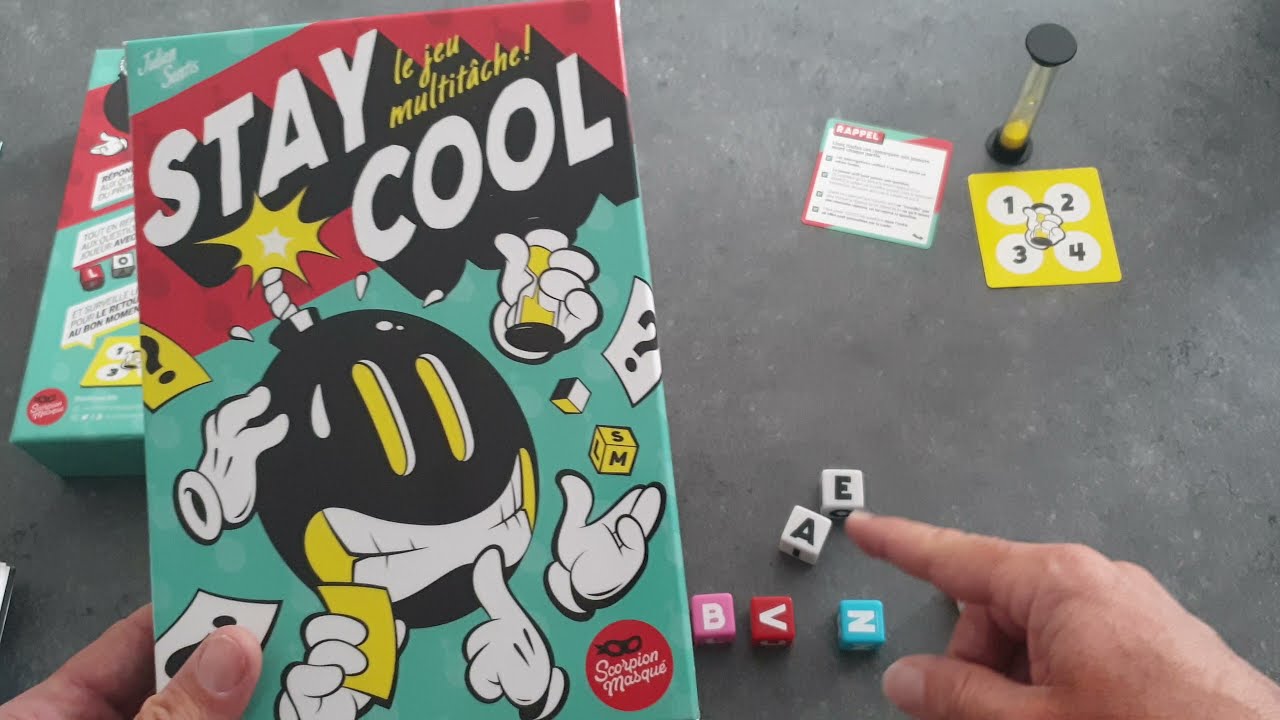 STAY COOL règle du jeu en français présentée par la chaîne youtube expliquemoica