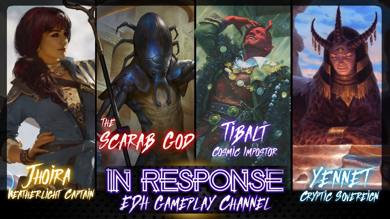 Jhoira vs Scarab God vs Tibalt vs Yennet: Commander Gameplay