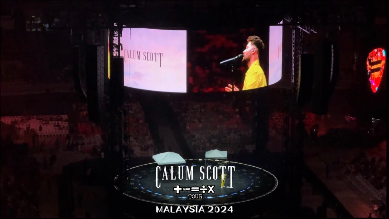 Calum Scott Live in Kuala Lumpur • The +-=÷× Mathematics Tour • Malaysia • 24 February 2024
