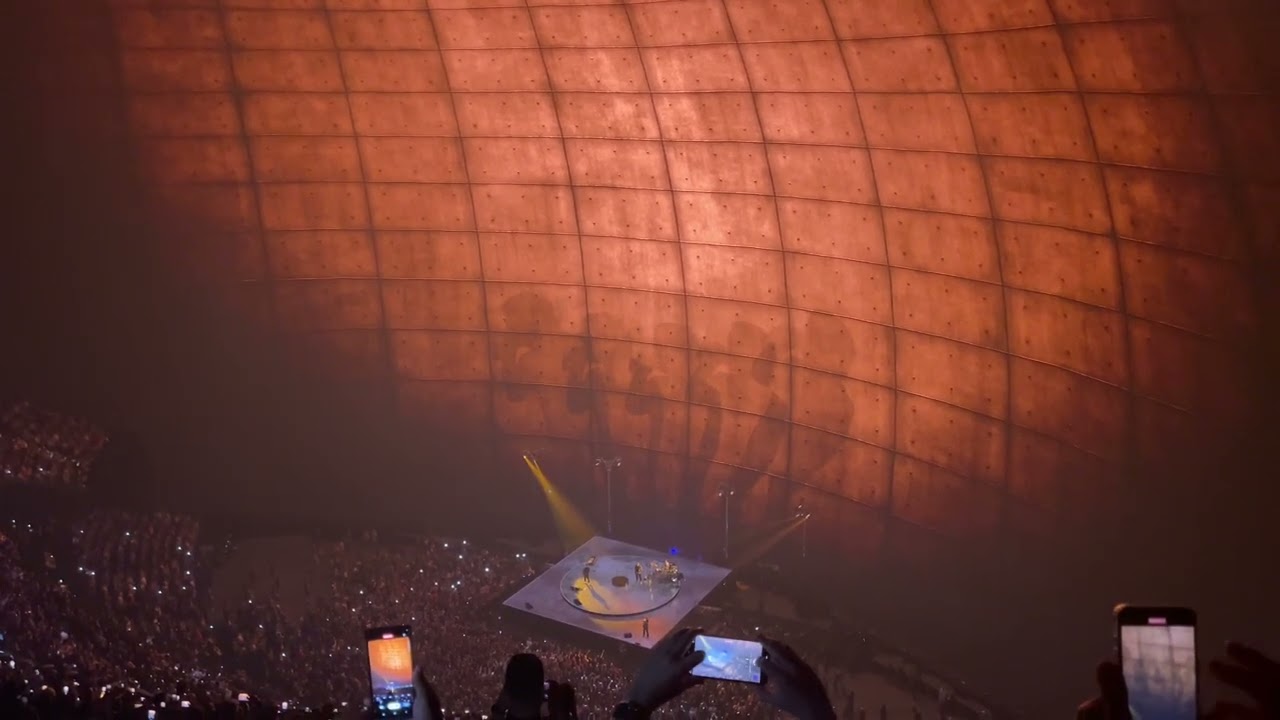 U2's Unforgettable Opener, the first song, at the Las Vegas Sphere | September 29, 2023 Premiere