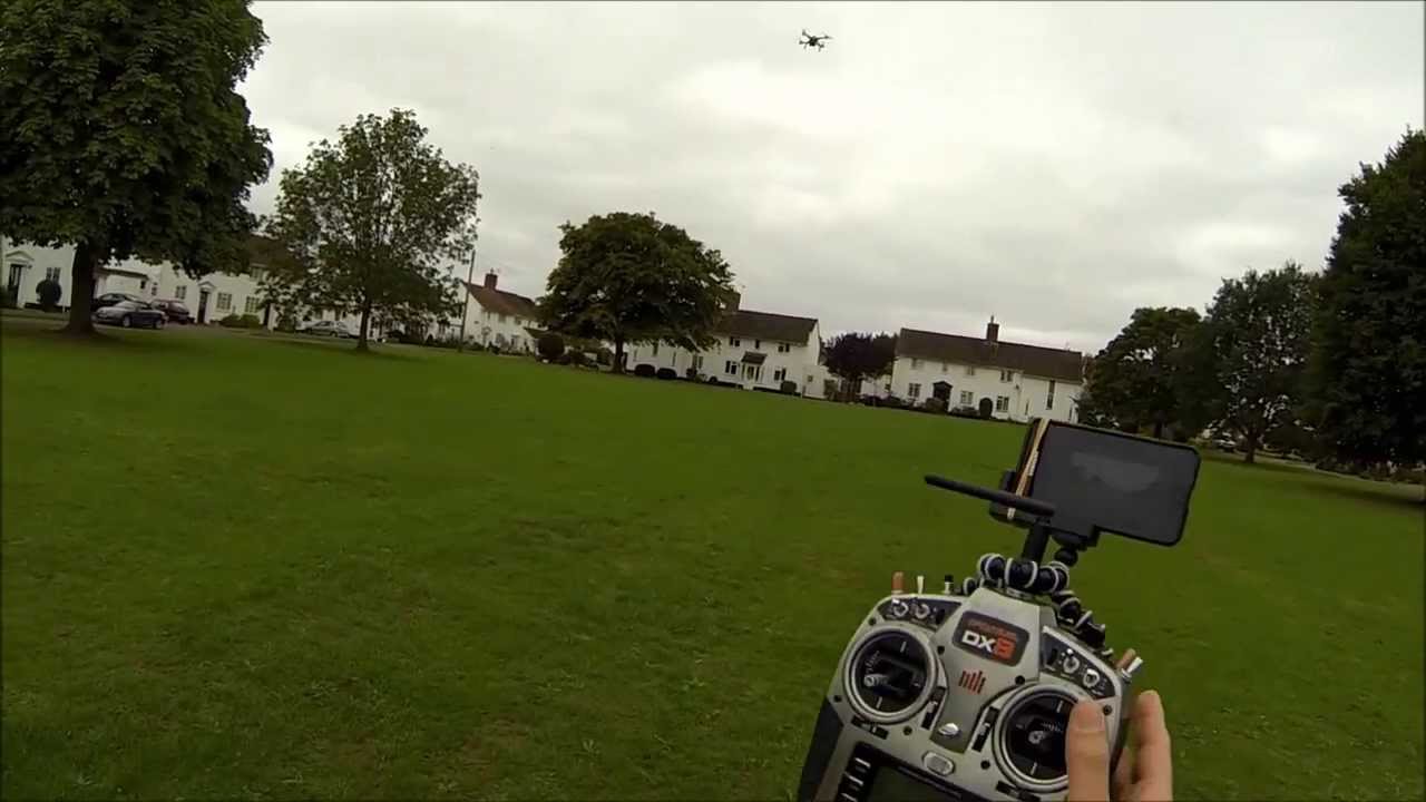 Blade 350 QX quadcopter - flight modes demo SMART, Stability and Agility with RTH autoland