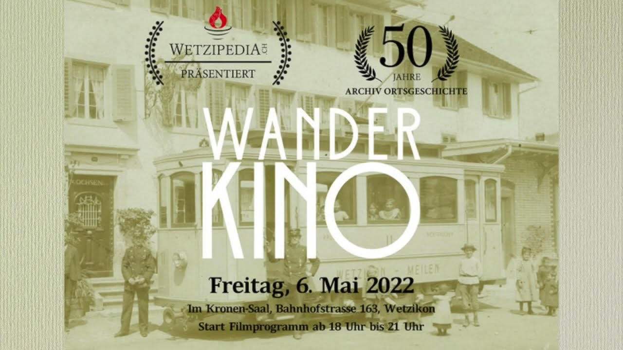 Trailer Wanderkino im Kronensaal 6. Mai 2022