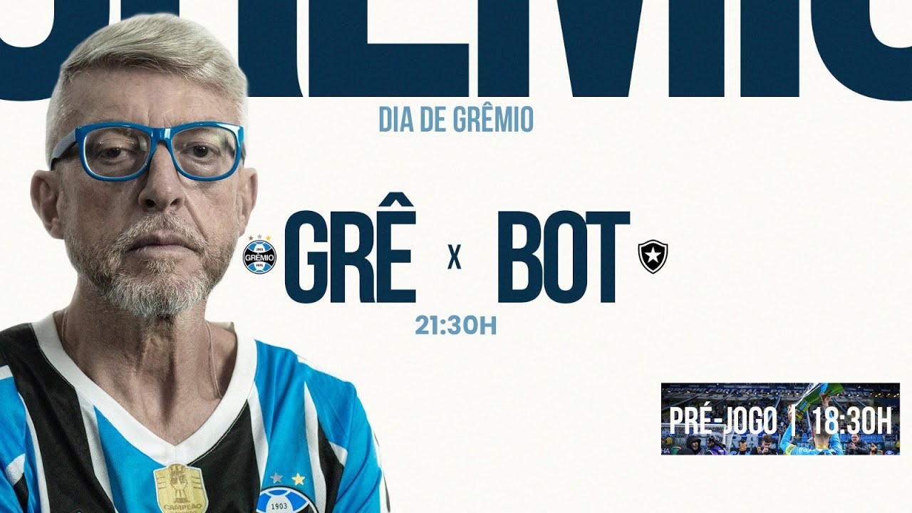 AO VIVO GRÊMIO X BOTAFOGO 04.02 BRASILEIRÃO 2026 - FARID REAGINDO AO JOGO!!!