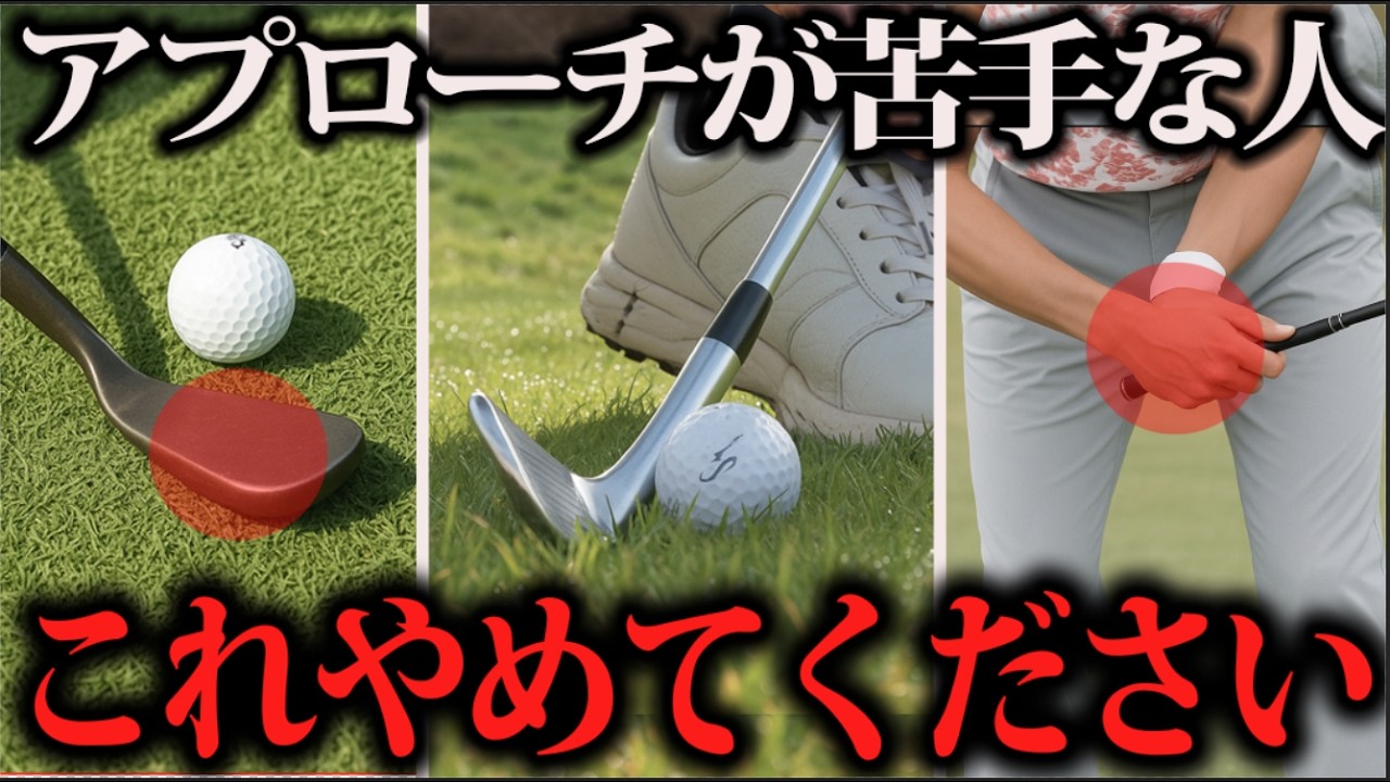 【アプローチ】残り４０ヤード距離感が合わない…その原因はアレだった！