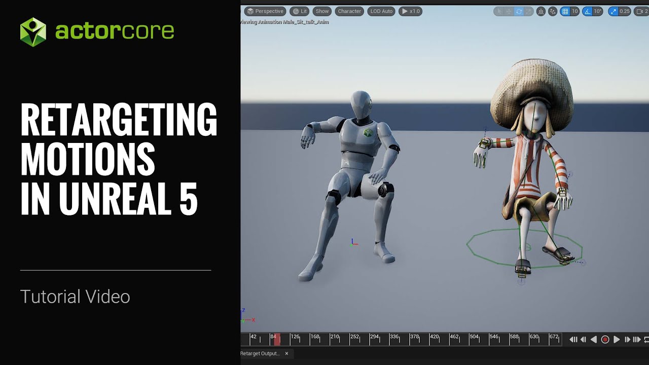 How to Retarget ActorCore 3D Motions to Rigged Characters in Unreal 5 | ActorCore Tutorial
