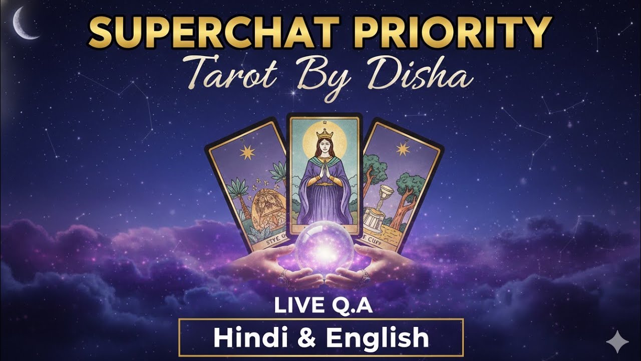 Love Future Career Tarot Live Reading । Serious reading on Superchats 🌟