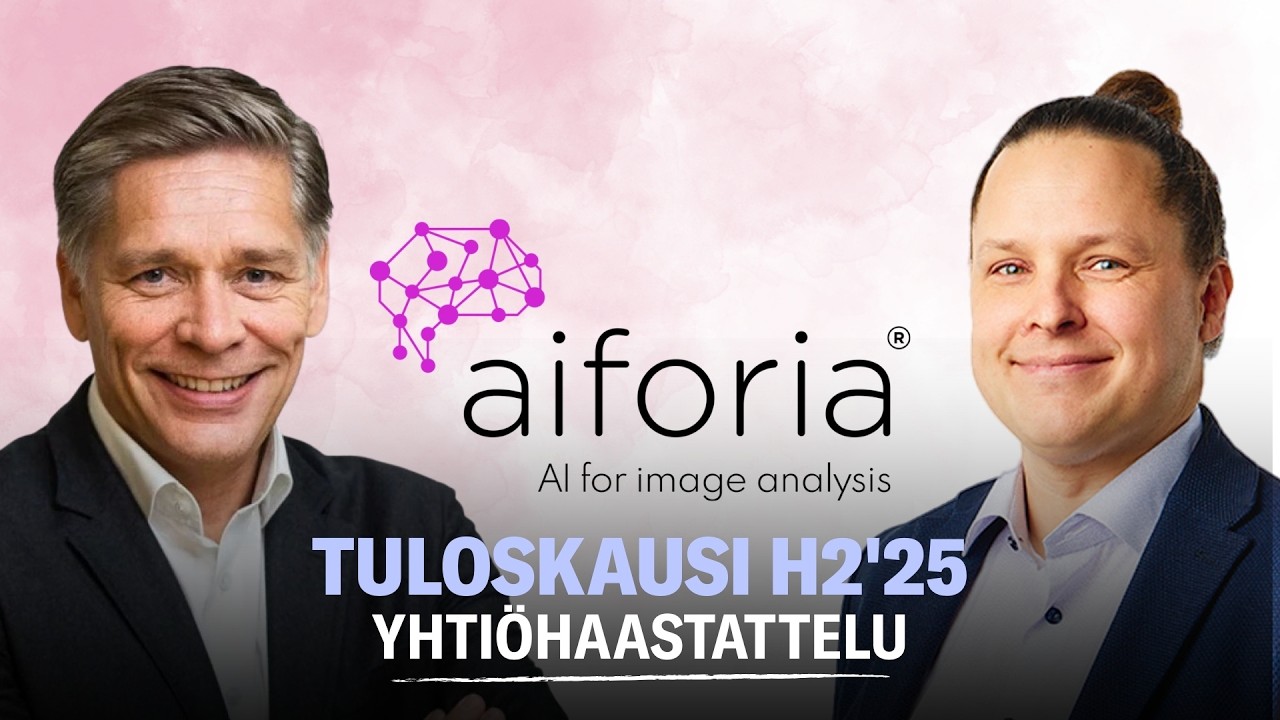 Aiforia H2’25: Kasvua ja kaupallisia edistysaskeleita