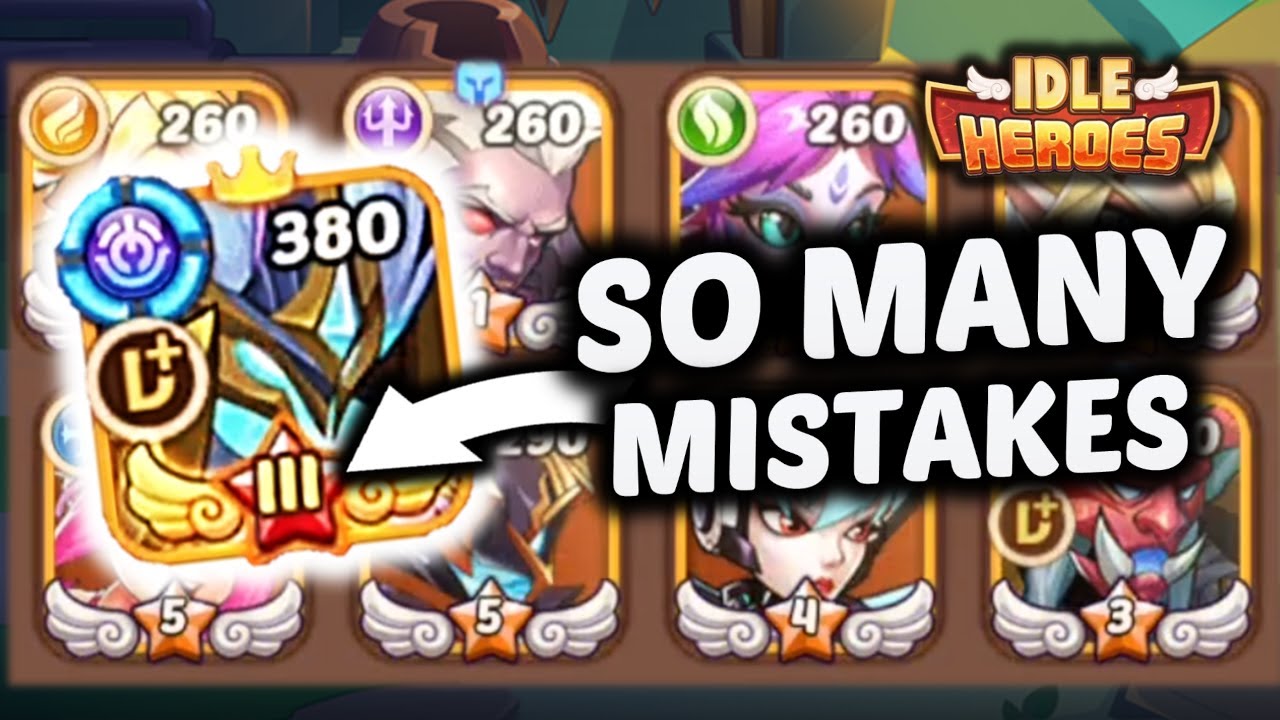 ХУДШИЙ аккаунт, который я КОГДА-ЛИБО ВИДЕЛ в IDLE HEROES