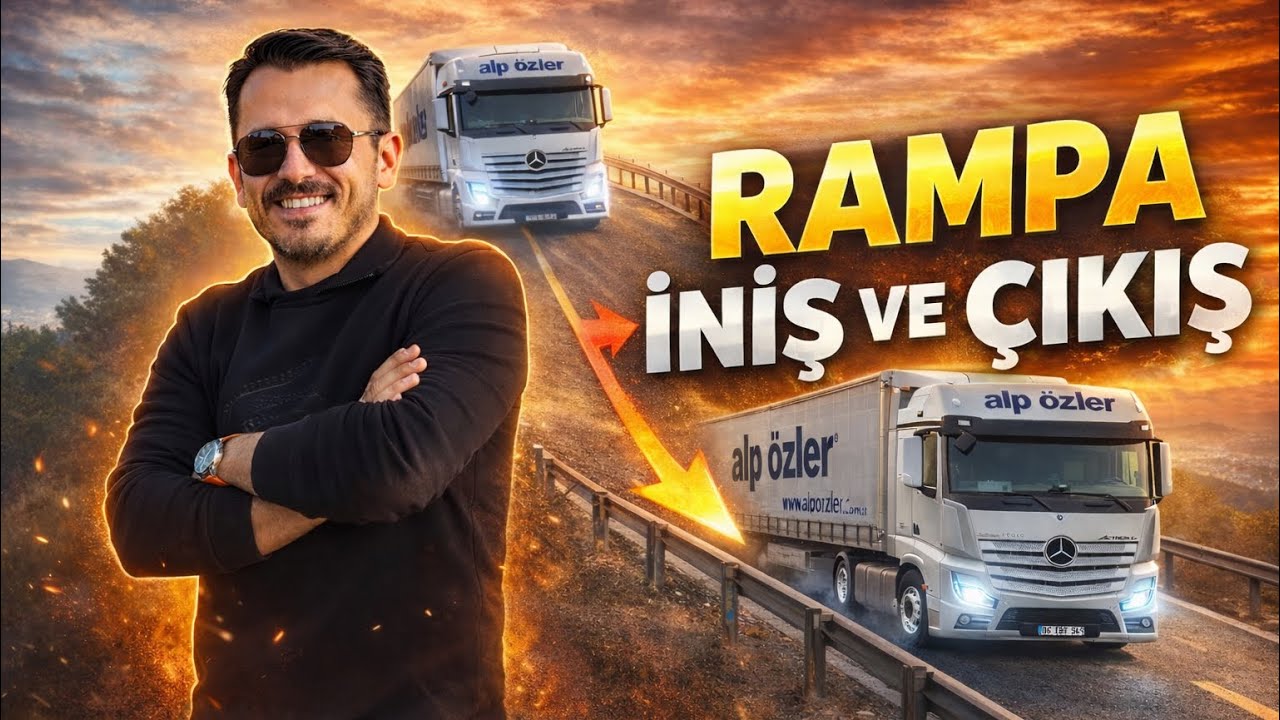 Yüklü Tırla Rampa Nasıl Çıkılır & İnilir? | Bu Kanal Sizin Sayenizde Büyüyor 🙏