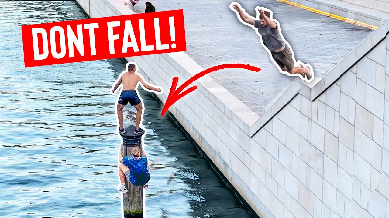 EXTREME SPRÜNGE über EKEL-WASSER in BERLIN!🇩🇪 | 8M SPRUNG von BAHNBRÜCKE!