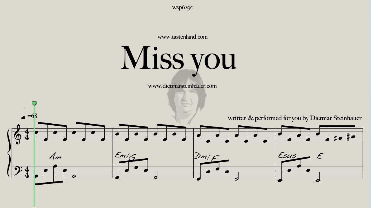 Miss You  -  Easy Piano  -  Dietmar Steinhauer