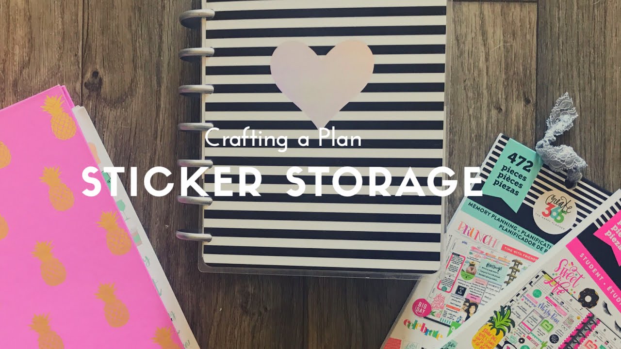 Planner Sticker Storage