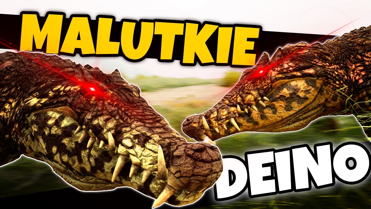 DWA MAŁE KROKODYLE Vs Path Of Titans *kaprosuchus*