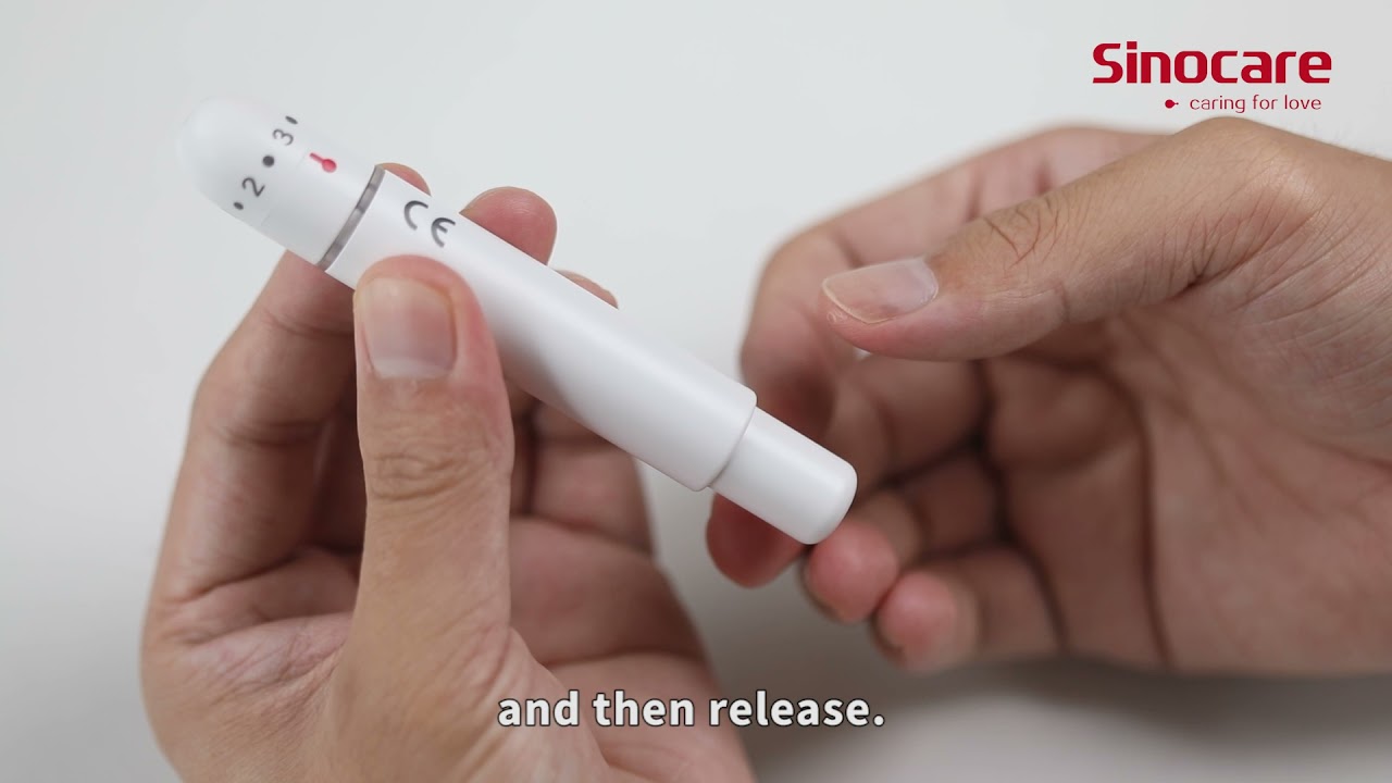 How to use Sinocare Safe AQ Smart Blood Glucose Monitor