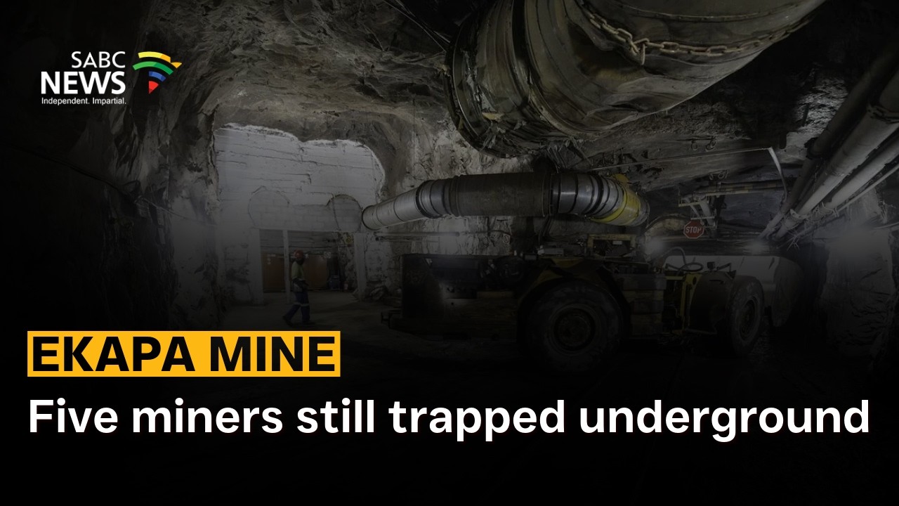 Ekapa Mine | Five miners still trapped underground