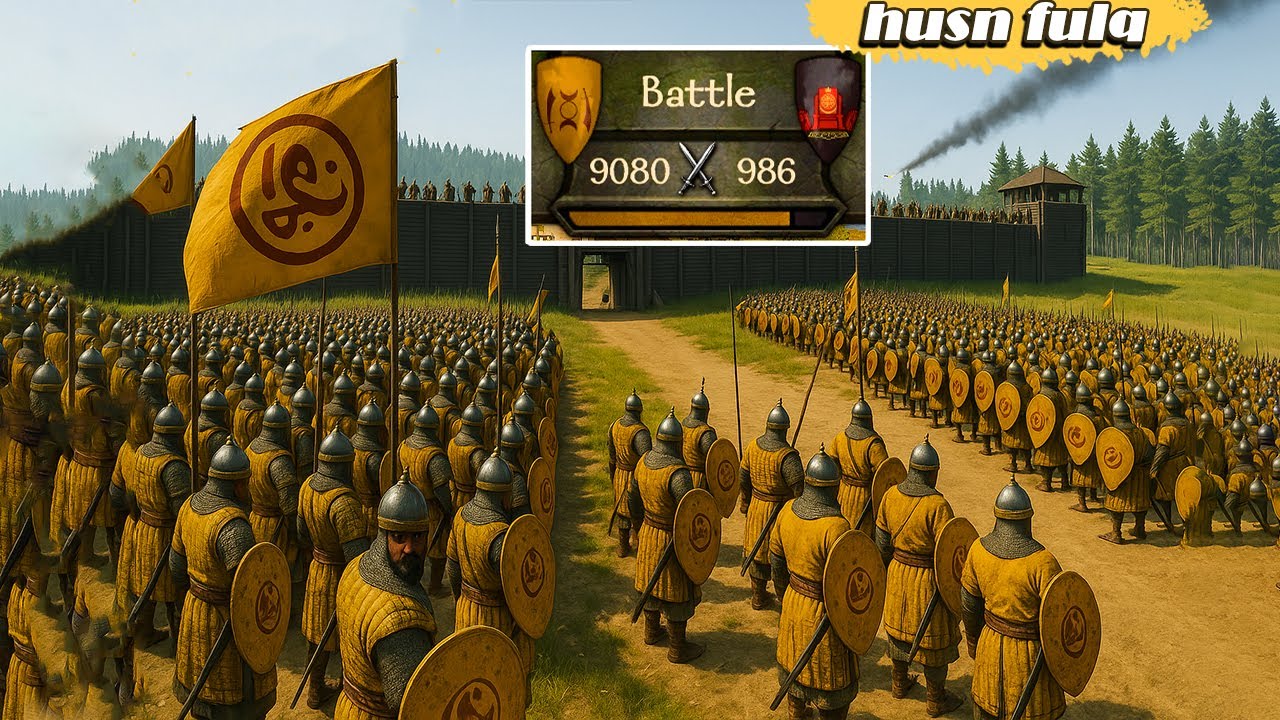 9000 Aserai Army VS 900 Army | The Most Epic Siege Ever || Mount & Blade 2 Bannerlord | Husn Fulq