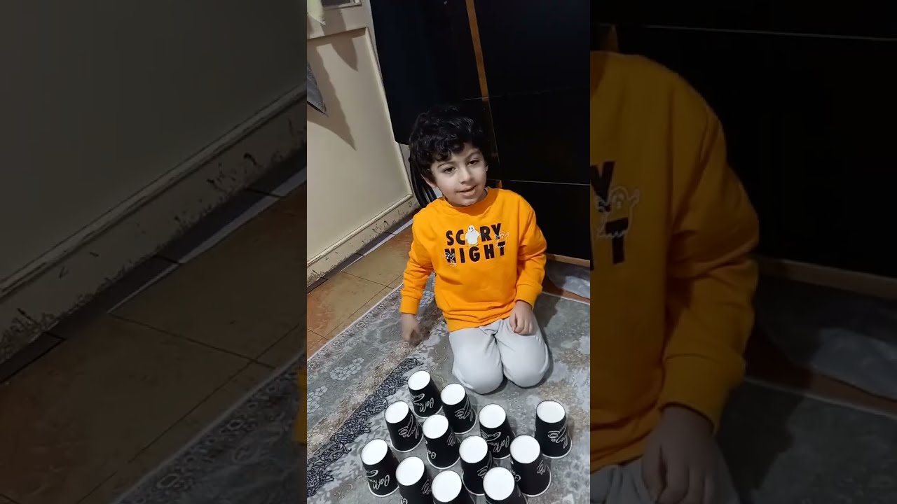 تحدي الكاسات مع مريم و ابو علي