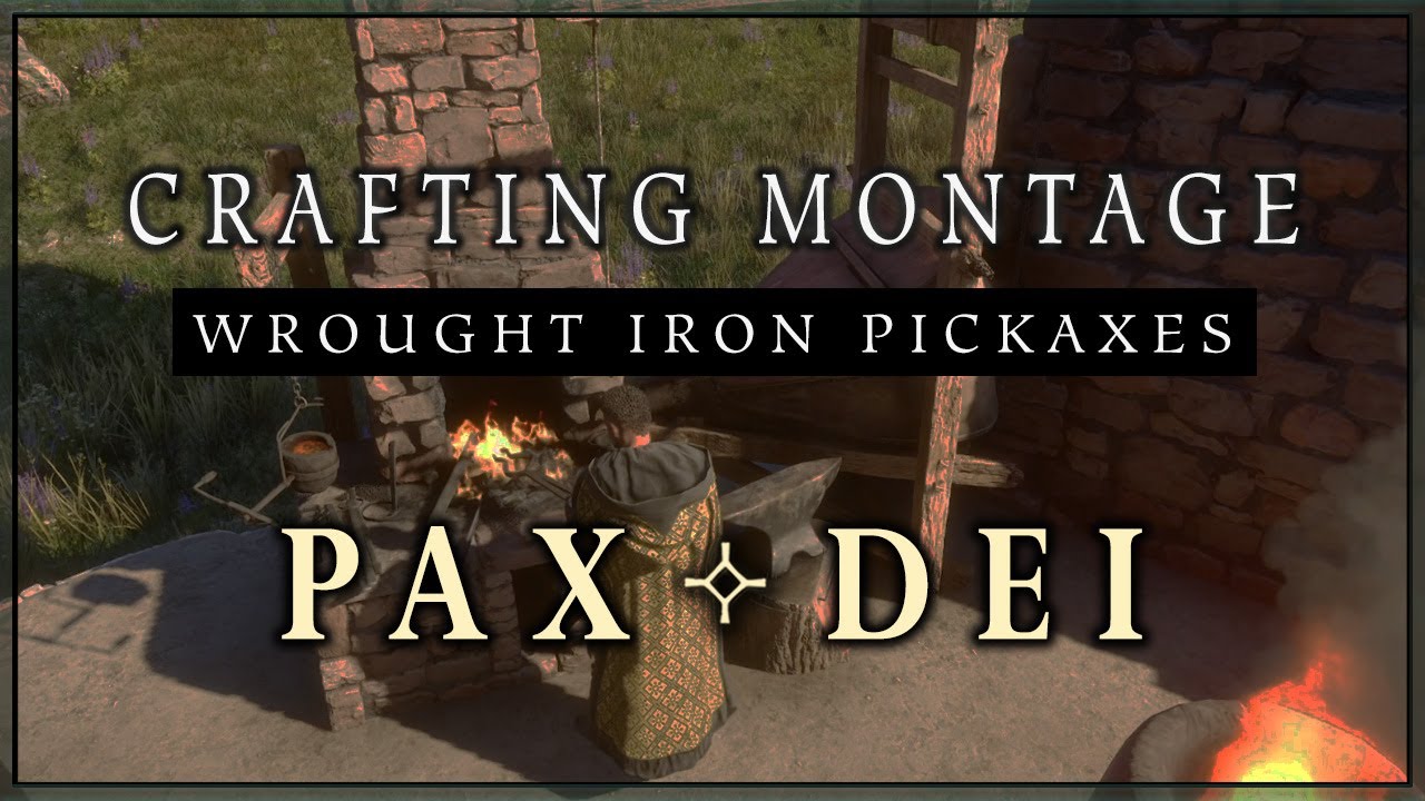 Crafting en Pax Dei - Picos de Hierro Forjado