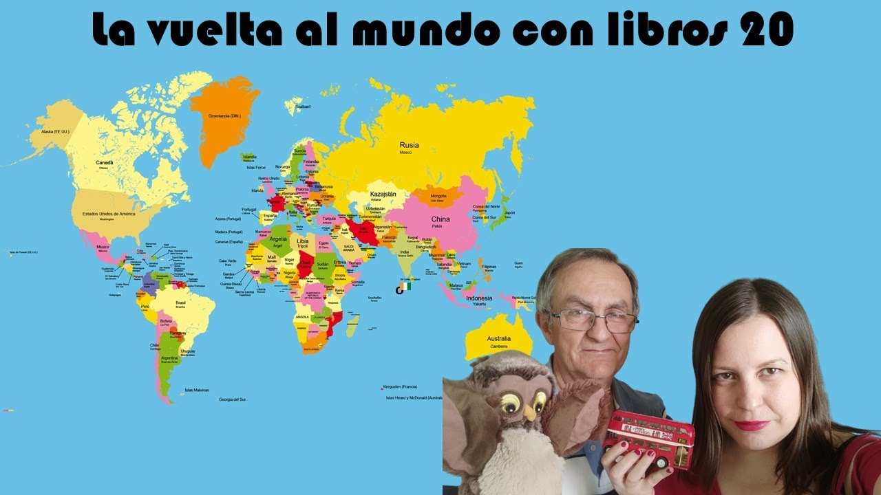 La VUELTA al  MUNDO con LIBROS 16 PAÍSES