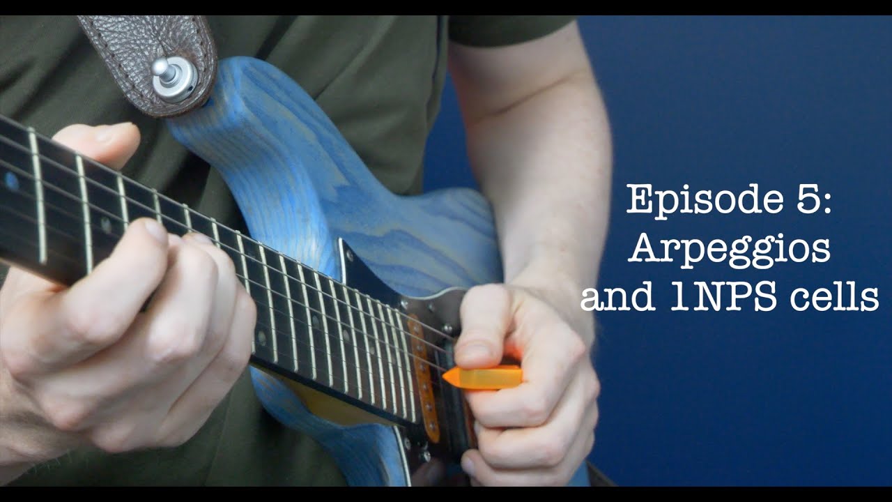 Alternate Picking Episode 5 - Arpeggios and one note per string cells