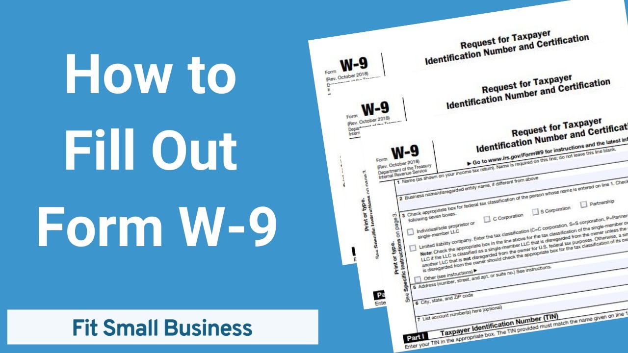 How to Fill Out Form W9
