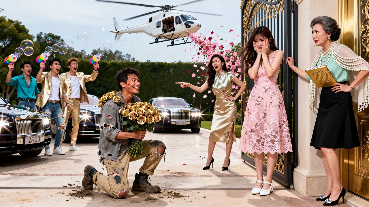CEO假裝乞丐追求美女，前女友背後挑唆妹妹退婚，丈母娘更是擺出沒壹個億不嫁，下壹幕！震驚人的場面出現，後悔的直接答應！《回鄉金龍不好惹》