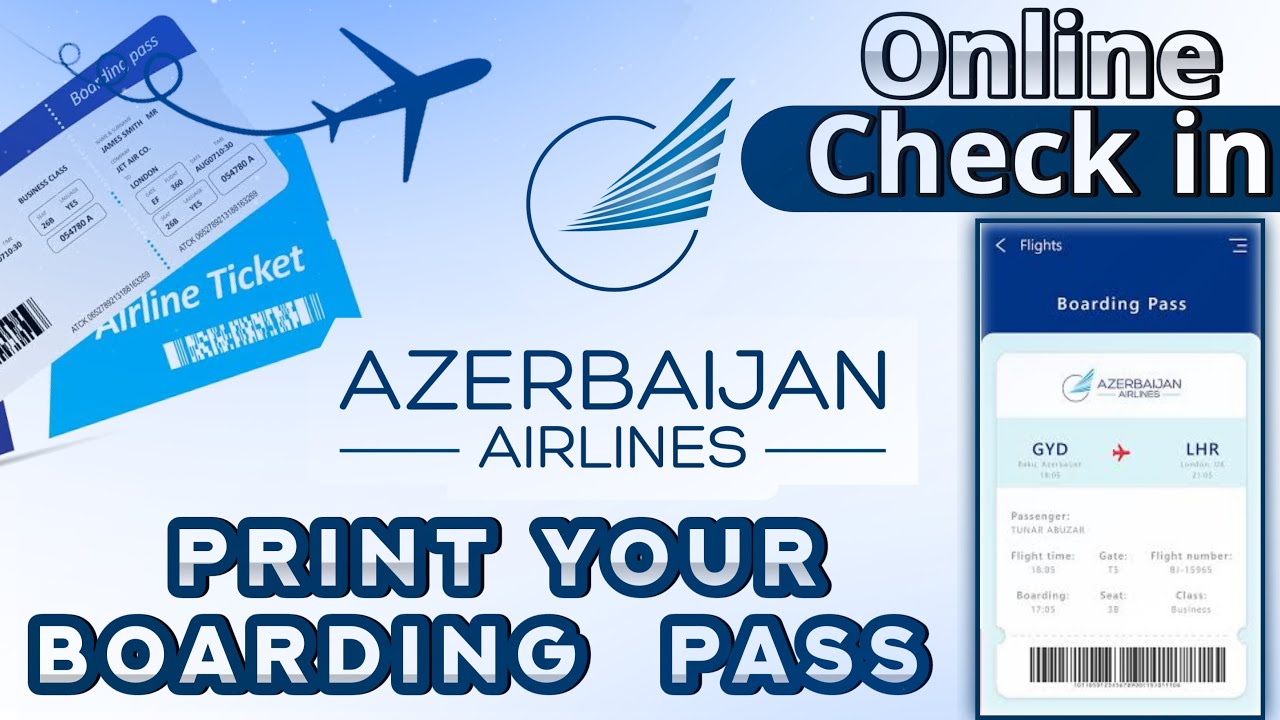 How Do I Get My Azerbaijan Airlines Boarding Pass | Online Check-In | Boarding Pass | Azerbaijan Air