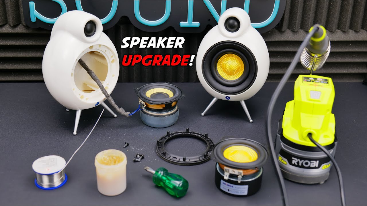 Scandyna micropod se Upgrade TO Aiyima 4ohm 25W Glass Fiber Midrange Bass Speaker