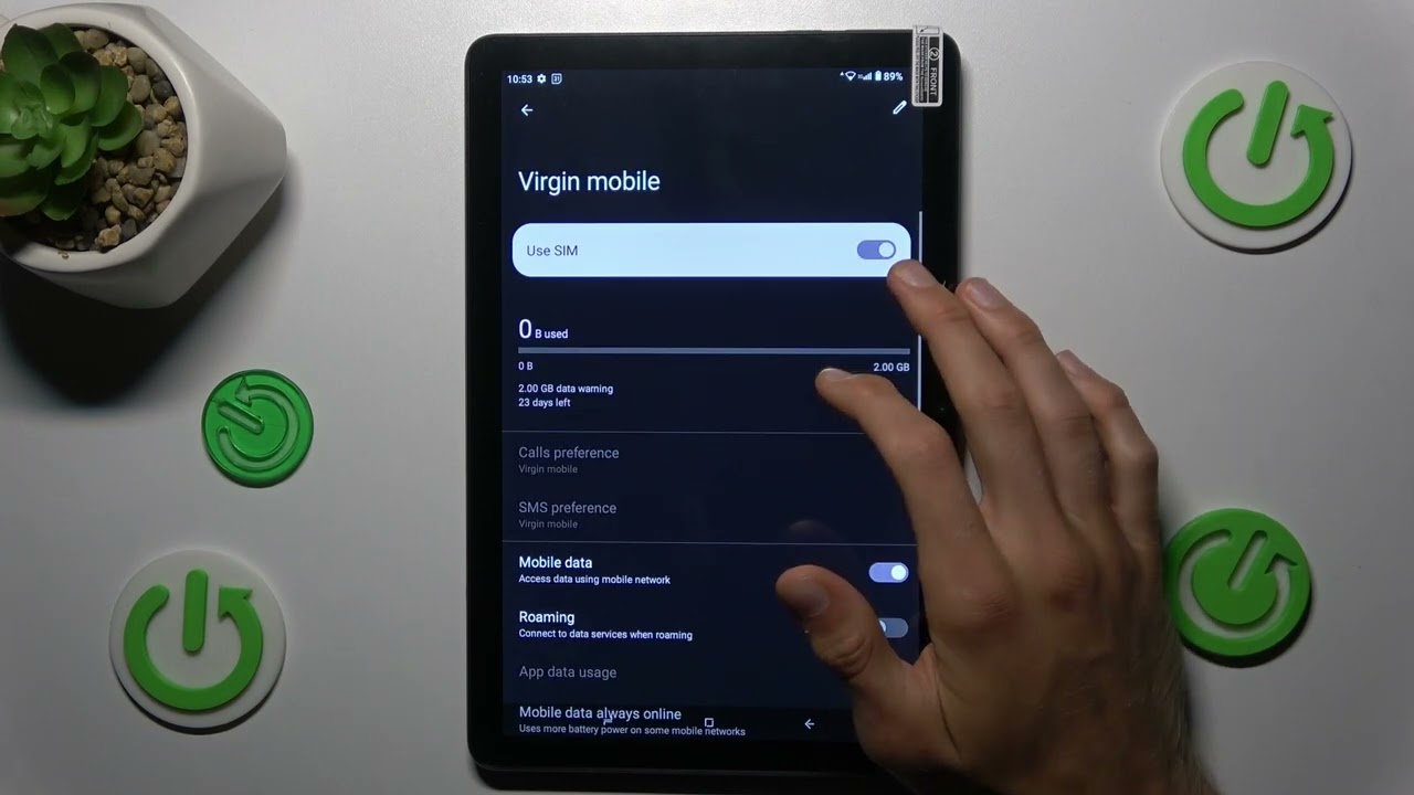 Doogee T10e - How to Set Mobile Data Limit | Manage Data Usage Limits