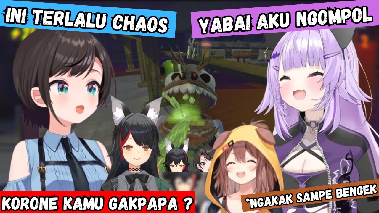 Korone Okayu Subaru dan Mio Gak Berhenti Ngakak Ketika Main REPO | Hololive Sub Id