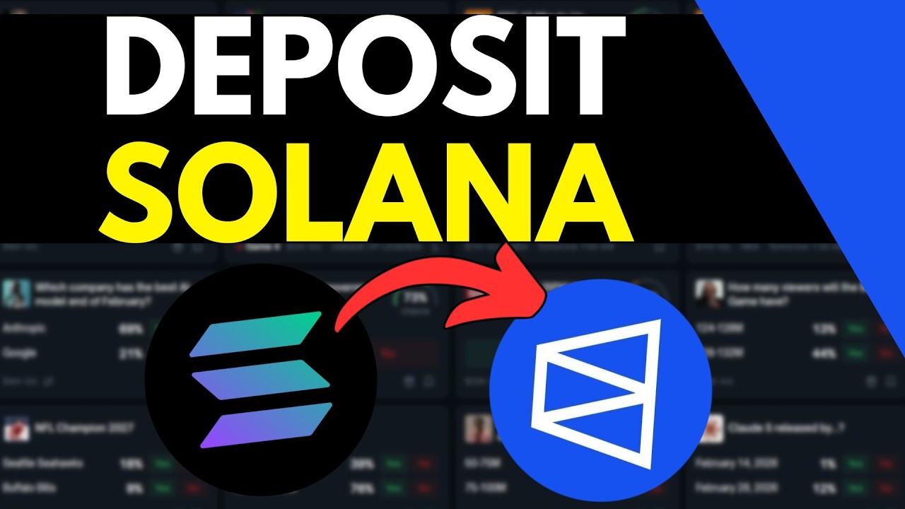 Polymarket - Как внести соланы (SOL) на счет Polymarket (простое руководство)