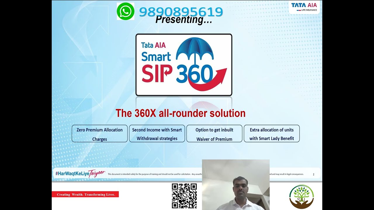 TATA Smart SIP 360 | SWP | SIP ntimes Insurance | Smart Lady Benefit | Insurance+SIP | Second Income