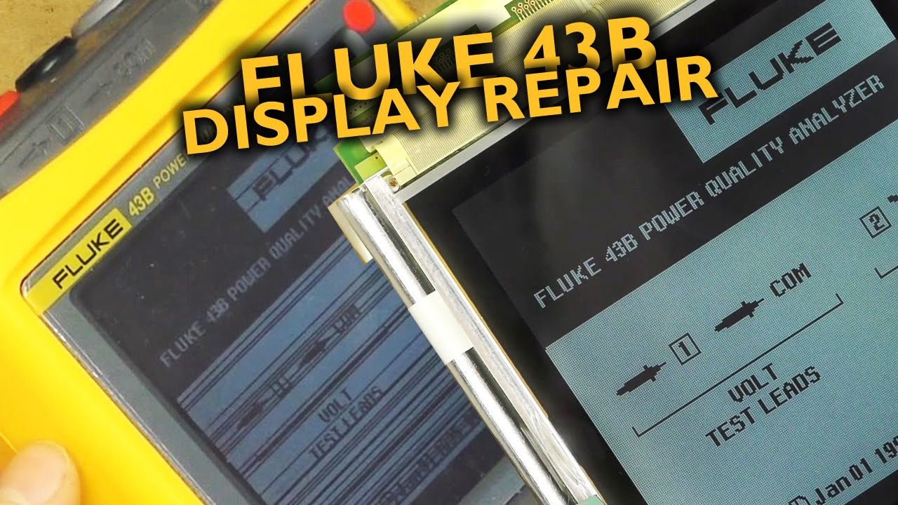 Fluke 43B LCD repair