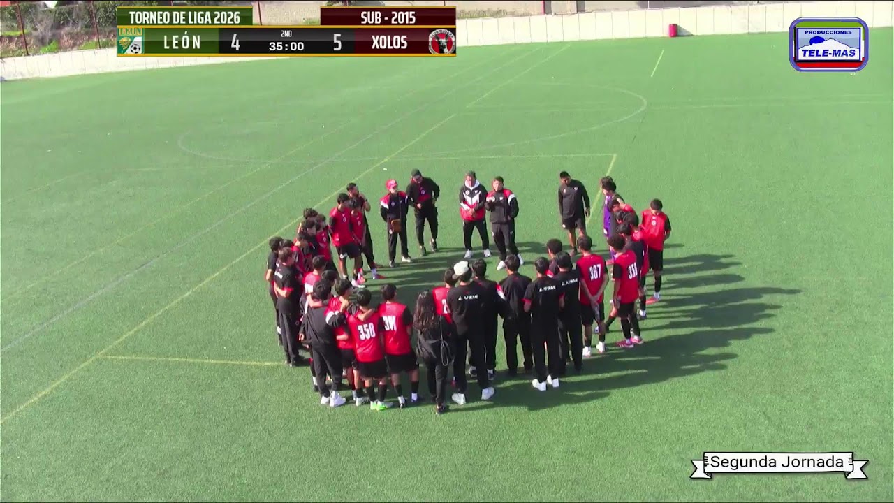 LE&Oacute;N vs. XOLOS Sub-15 | 2da. Jornada Torneo de Liga 2026 | Campo 2 CIX XOLOS