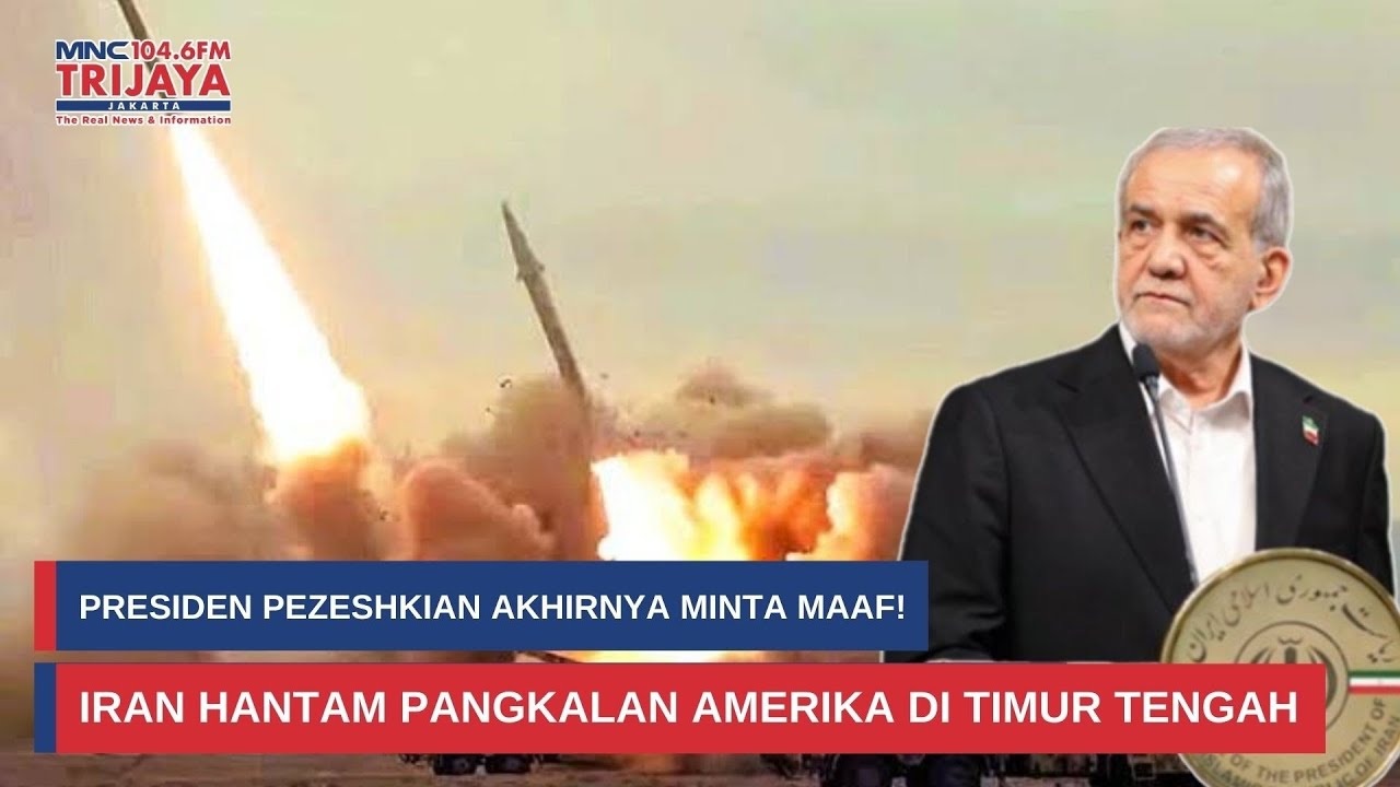 Mengejutkan! Masoud Pezeshkian Minta Maaf ke Negara Arab Setelah Serangan Iran Ke Timur Tengah