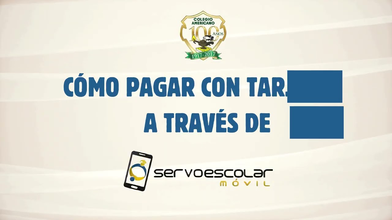 Pagos con tarjetas VISA y Mastercard vía Servoescolar