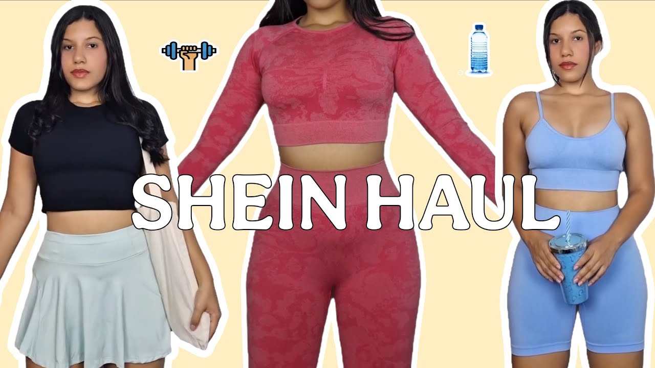 GYM OUTFITS FROM SHEIN | HAUL 🏋🏻‍♀️