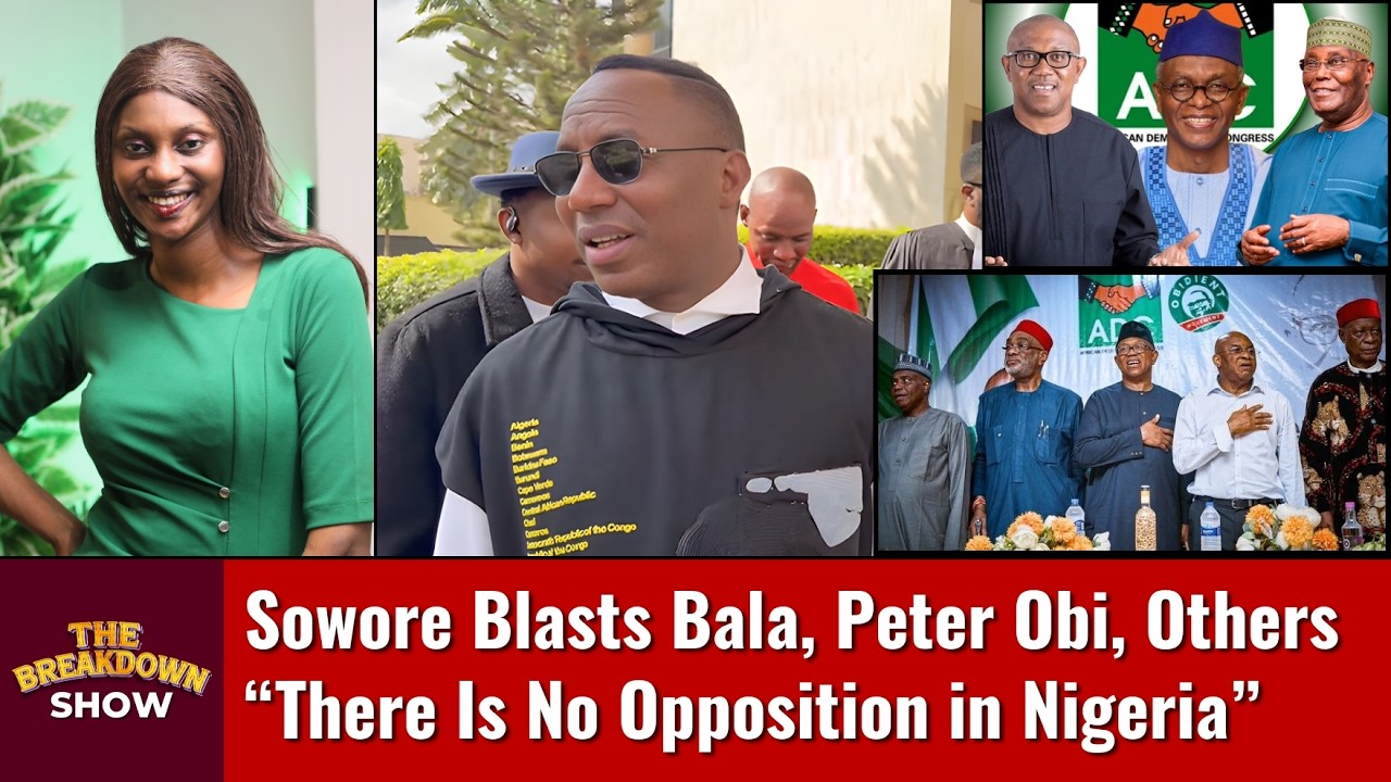 “Thieves Can’t Fight Thieves” — Sowore Blasts Bala, Peter Obi, Says AAC Is the Only Real Opposition