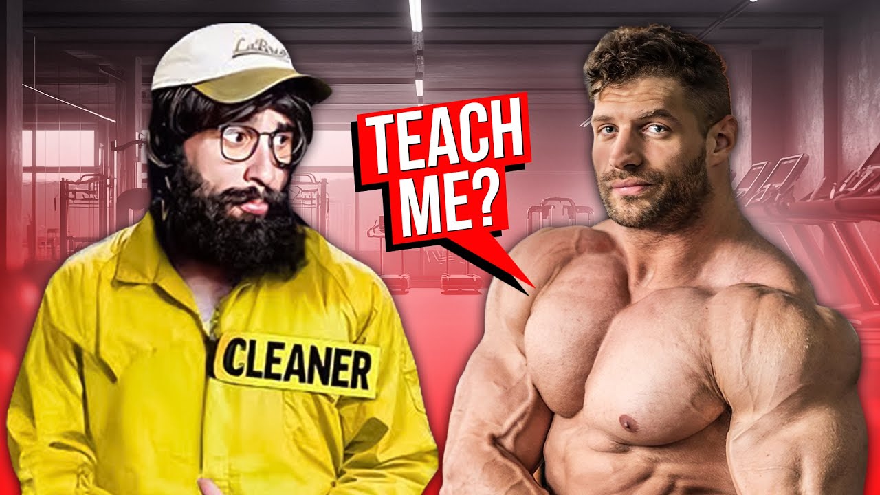 Cleaner Destroys BODYBUILDER – Crowd Goes Silent 😶  Anatoly GYM PRANK