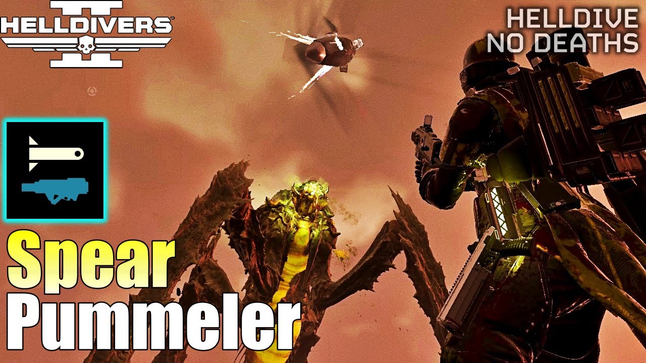 Helldivers 2 - Spear & Pummeler Gameplay (No commentary, Max difficulty, No deaths)