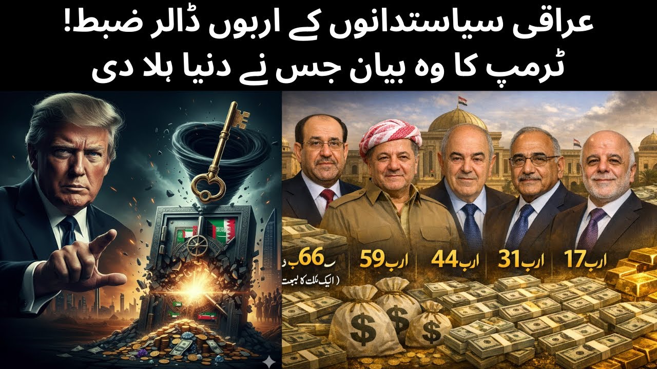 Trump Iraq $597 Billion Scandal Explained | Frozen Assets Investigation 2026|Urdu Hindi |