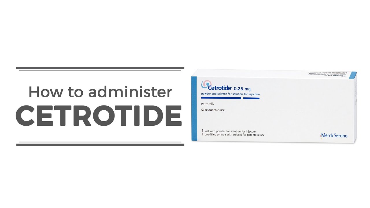 How to self-administer Cetrotide - CRA Barcelona