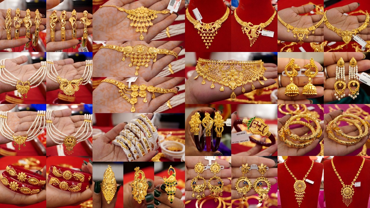 NEW DHAMAKA 🔥 Matro 1 Gram Theke Gold Jewellery 😍😲| Necklace/Rings/Choker/Sakha/Pola/Tikli/Noya 41