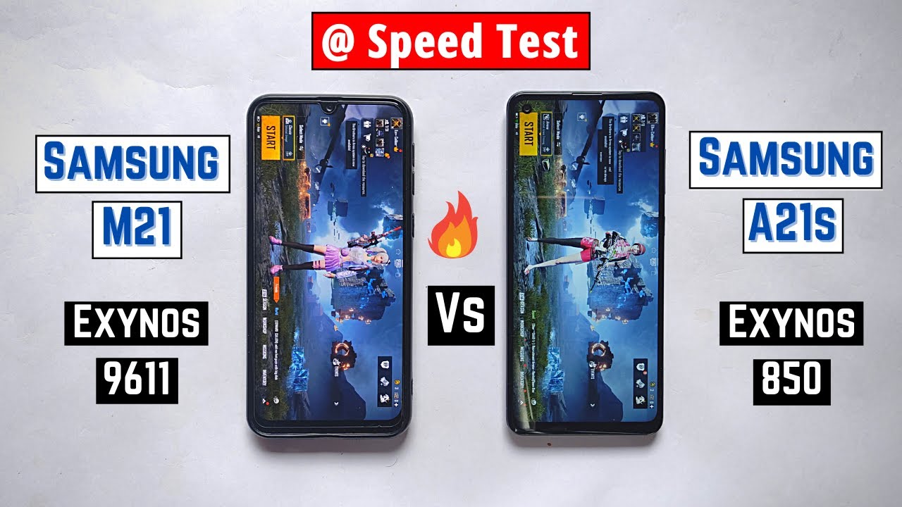 Samsung A21s vs Samsung M21 Speed Test || Exynos 850 vs Exynos 9611