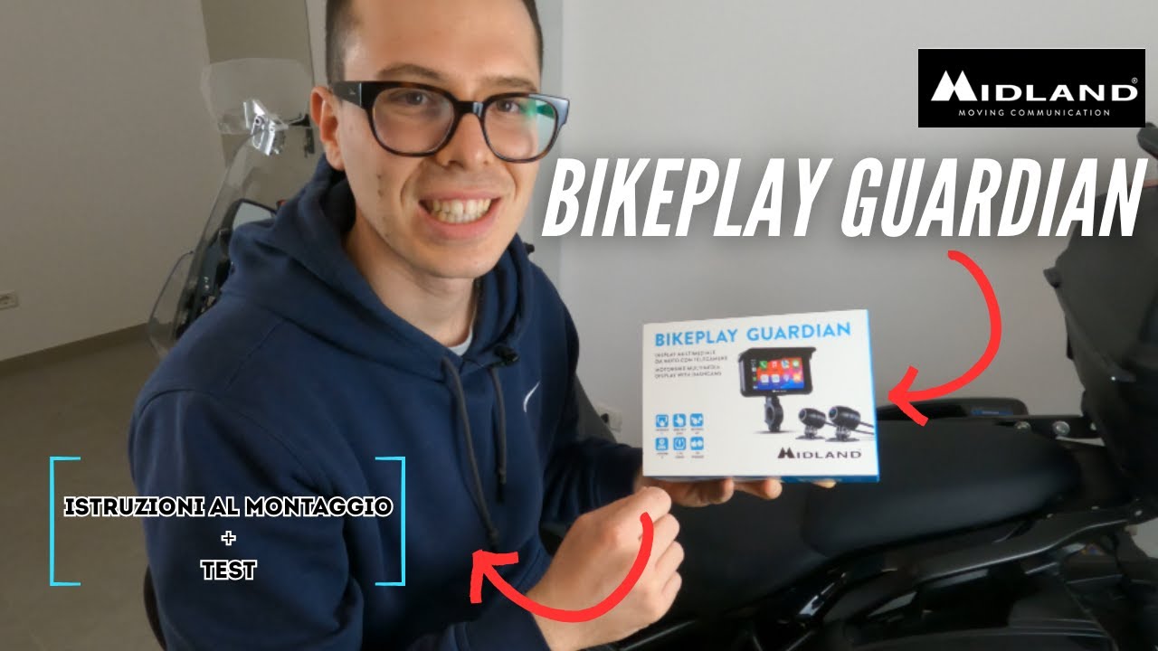 MIDLAND BIKEPLAY GUARDIAN - Ecco cosa usiamo per navigare!