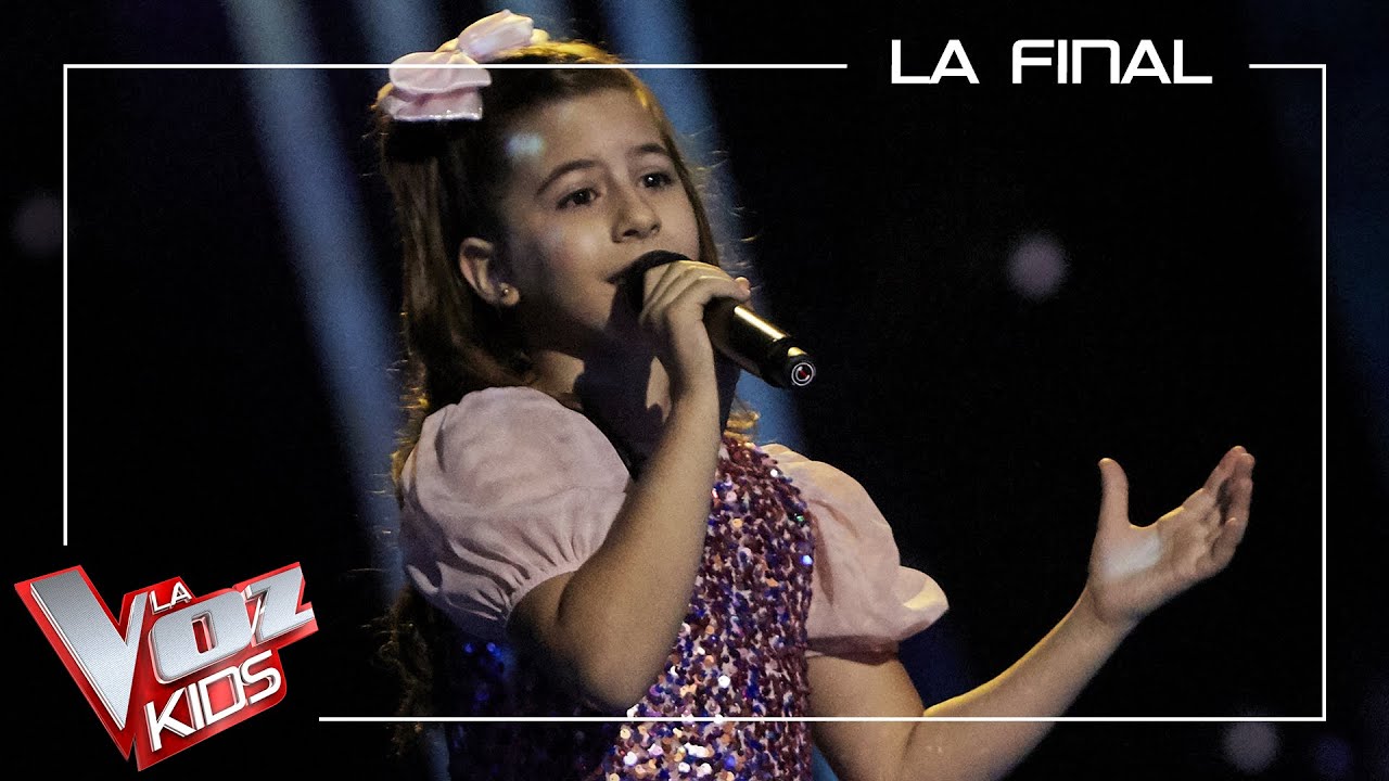 Nazaret Moreno canta '90 minutos' | Final | La Voz Kids Antena 3 2021