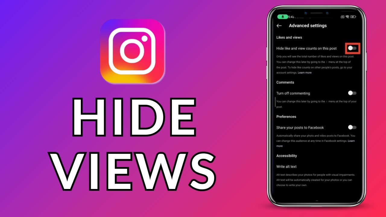How to Hide Views on Instagram Post? 2024 (Quick & Easy) | Instagram