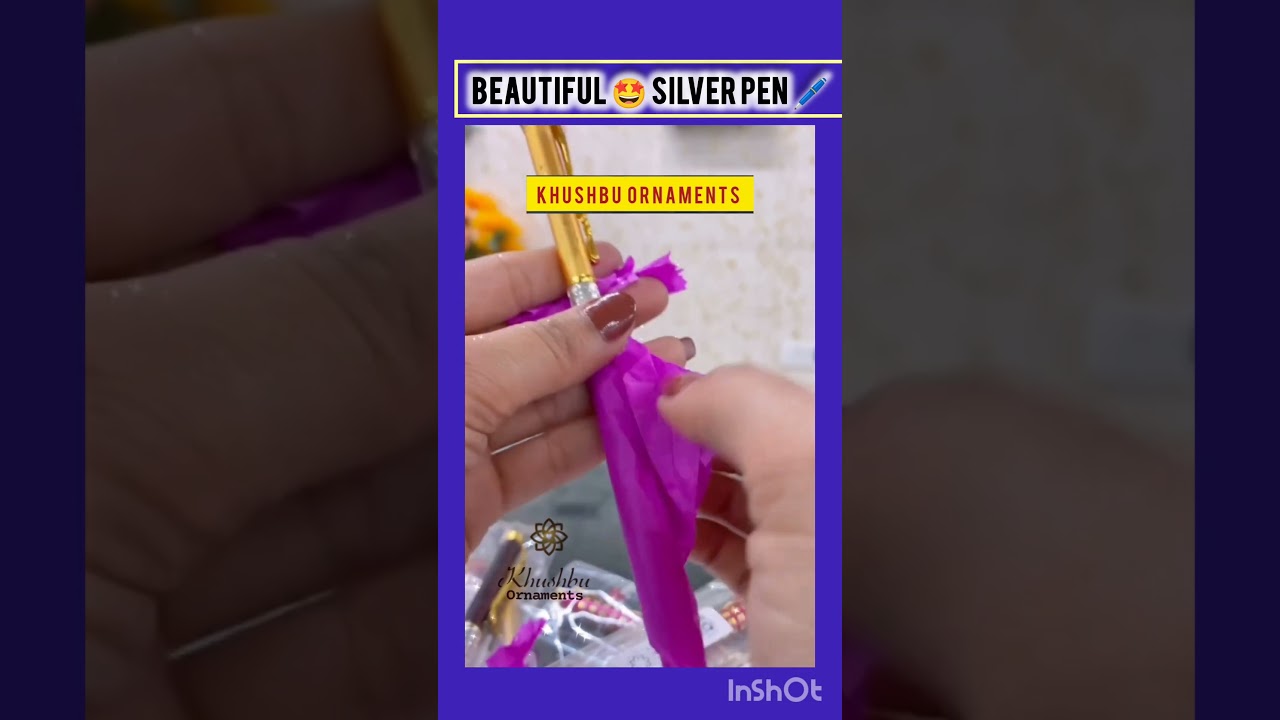 #viral new design beautiful😍gold silver pen🖊️with 68% off💯#ytshorts #jewellery #shorts #gold #silver