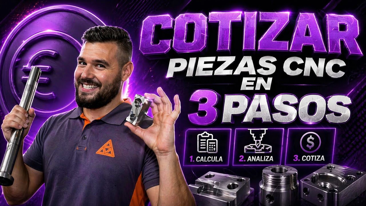 💰Cotizar Piezas CNC: Aprende a Cotizar en 3 Sencillos Pasos