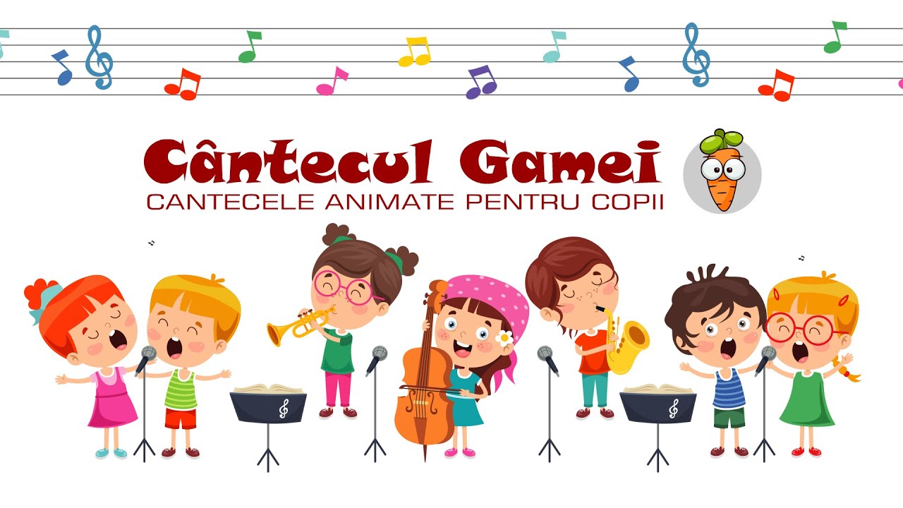 Cantecul Gamei | Cantece pentru Copii | Desene Animate